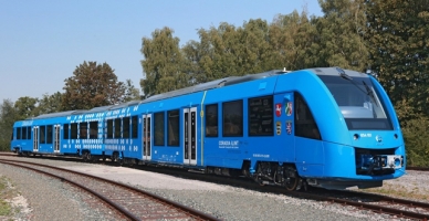 Hidrojen enerjili tren yollarda