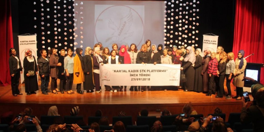 Kartallı kadınlar tek çatı altında birleşti