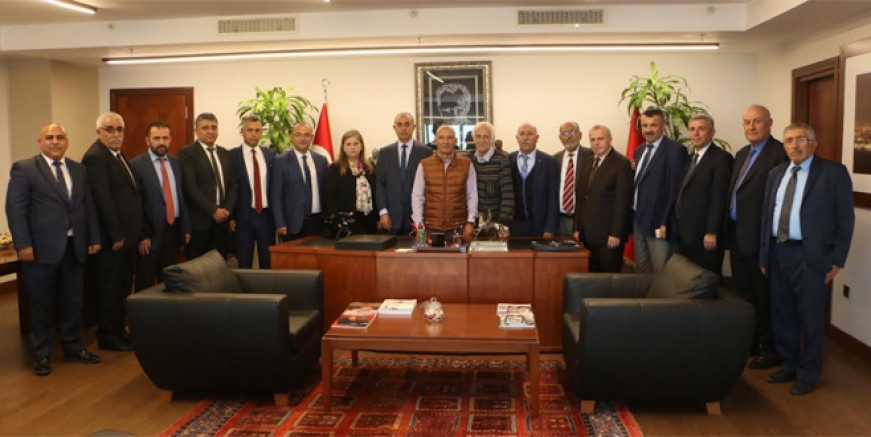 Muhtarlardan Altınok Öz’e ziyaret