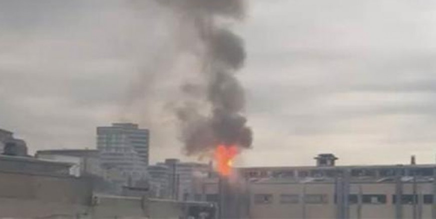 Sefaköy’de fabrikada yangını!