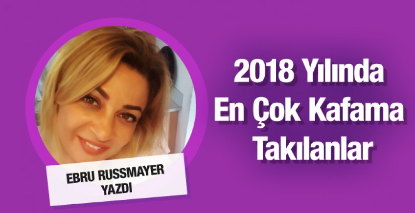 Ebru Rusmayer yazdı; 2018’de kafama takılanlar!