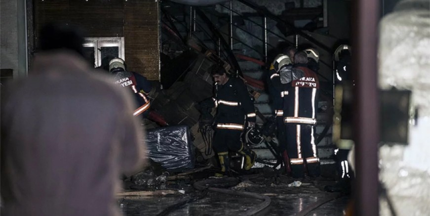 Ankara’da yangın faciası; 5 işçi öldü