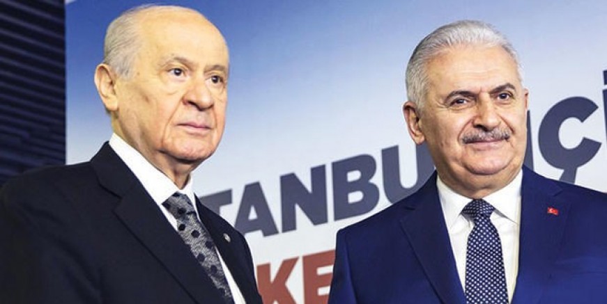 Bahçeli’den Yıldırım’a ittifak ziyareti