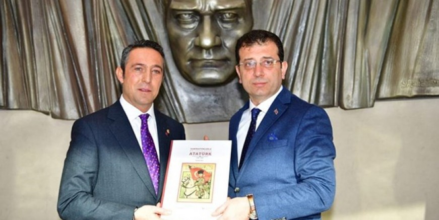 Ekrem İmamoğlu Ali Koç’u ziyaret etti