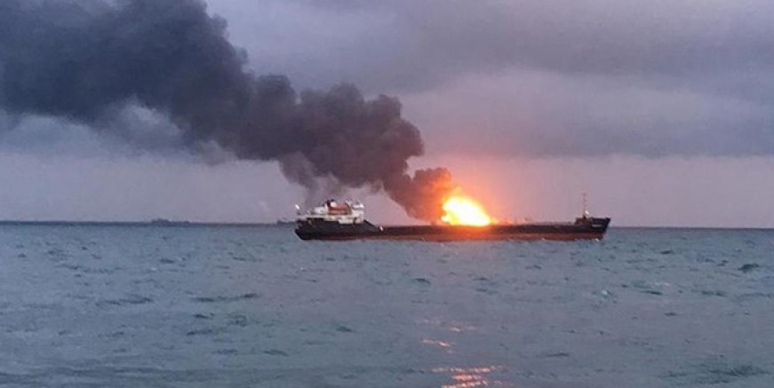 Kerç Boğazı’ndaki yangında 4 Türk öldü