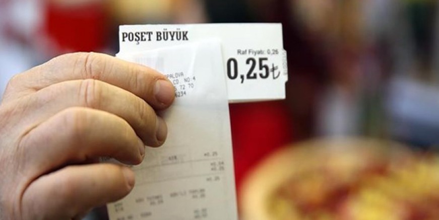 Plastik poşetler 25 kuruştan satılmaya başladı