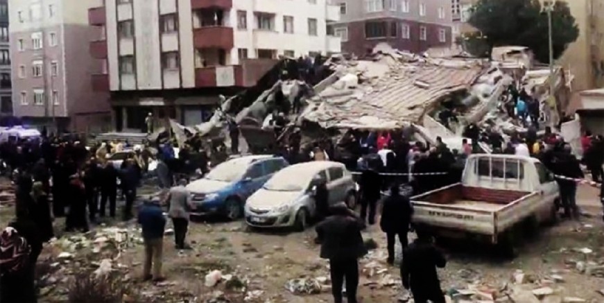 Kartal’da çöken bina: 2 kişi tutuklandı