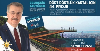 Ebubekir Taşyürek’ten Kartal’a 44 proje