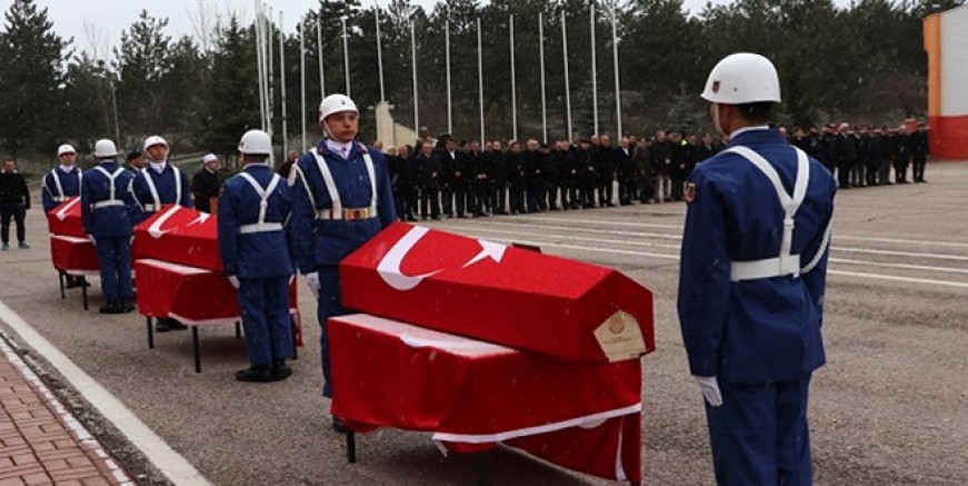 Şehit komandolara hazin veda!