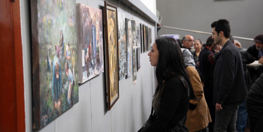 Bahara ve emeğe merhaba sergisi açıldı