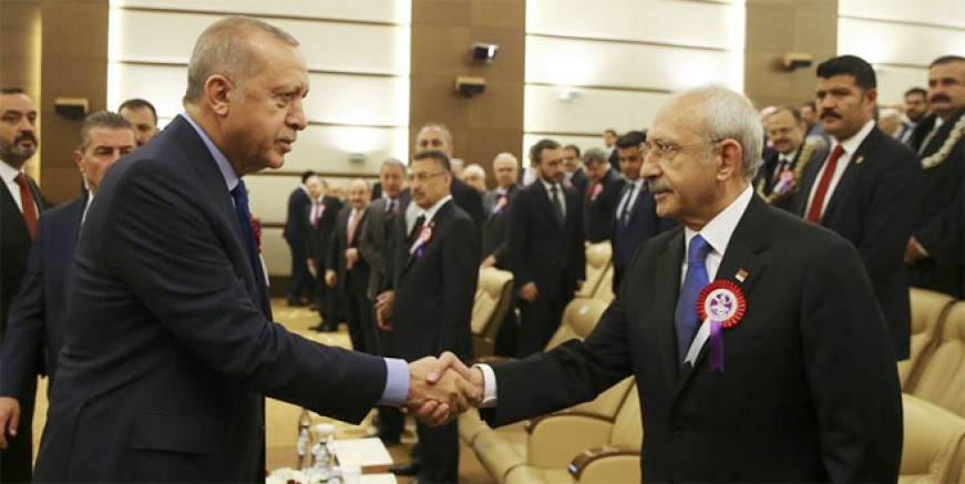 Erdoğan ile Kılıçdaroğlu saldırıdan sonra ilk kez buluştu