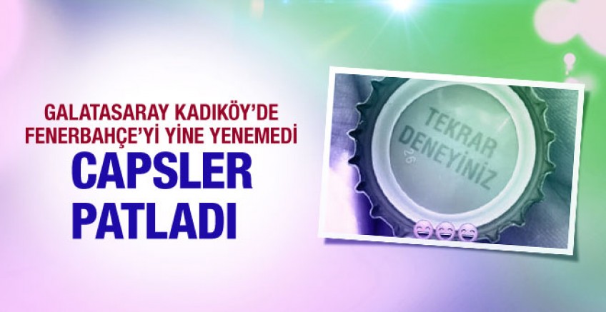Galatasaray Fenerbahçe’yi yine yenemedi capsler patladı