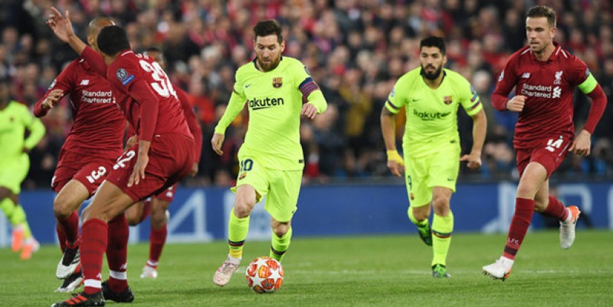 Liverpool Messi’yi sahadan sildi
