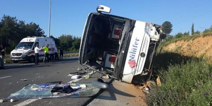 Ümraniye’de korkunç kaza!