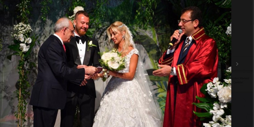 Ekrem İmamoğlu ilk nikahını kıydı