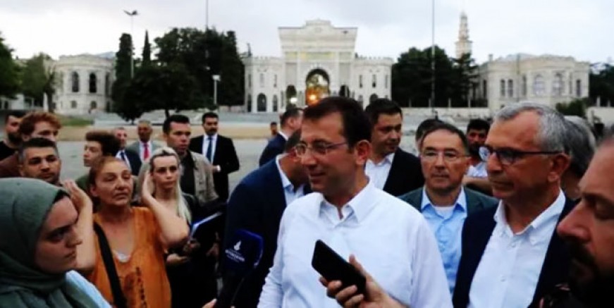 Ekrem İmamoğlu Beyazıt Meydanı için düğmeye bastı