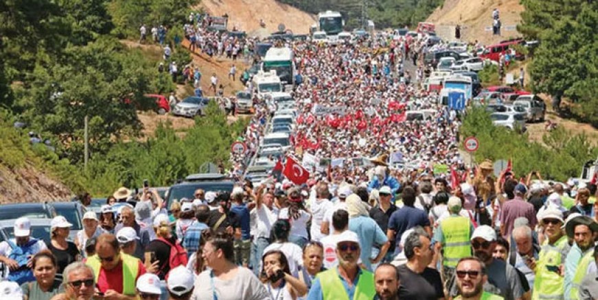 Kazdağları’nda eylem ve vicdan nöbeti