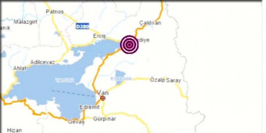 Van’da 4,0 büyüklüğünde deprem