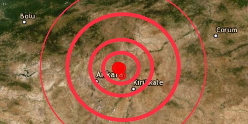 Ankara’da 3,9 büyüklüğünde deprem