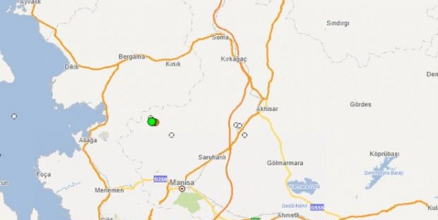 Manisa’da 5,4 büyüklüğünde deprem