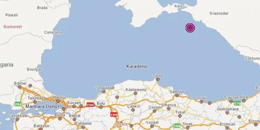 Karadeniz’de 4,0 büyüklüğünde deprem