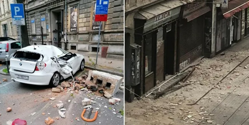 Zagreb’de 5,3 büyüklüğünde deprem