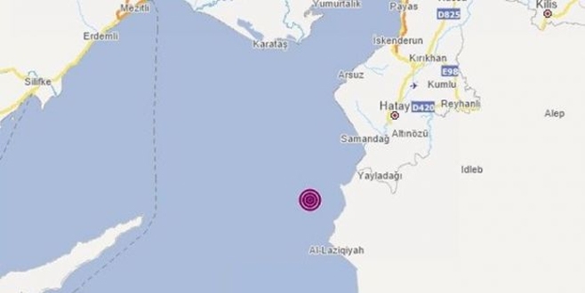 ​Hatay’da 4.7 büyüklüğünde deprem
