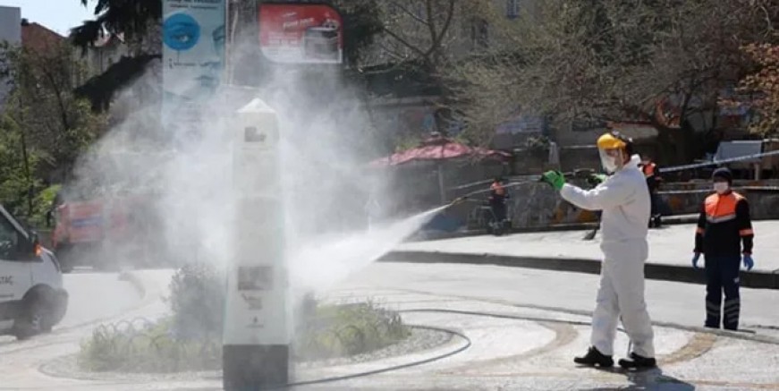 İBB tüm İstanbul’u dezenfekte etti