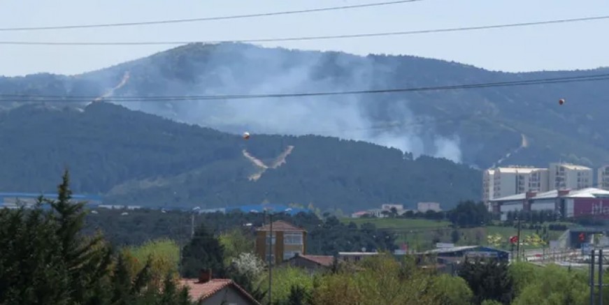 Kartal Aydos Ormanı’nda korkutan yangın!