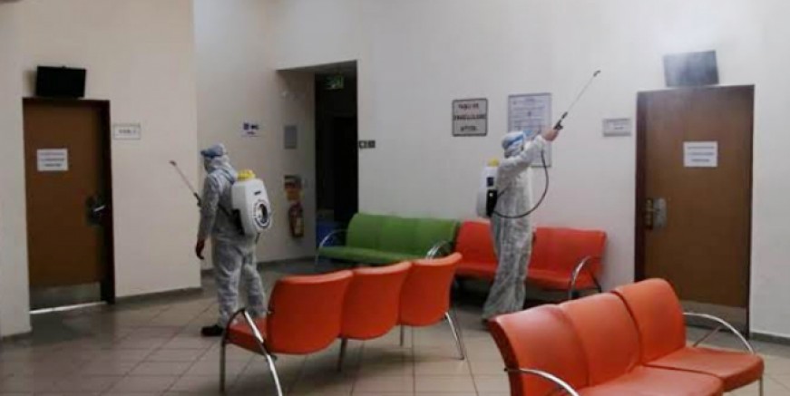 Kartal’da sağlık kuruluşları 2. kez dezenfekte edildi