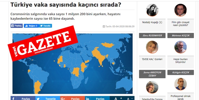 Yeni Gazete 4 yaşında
