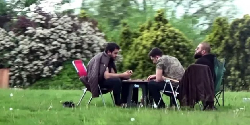 Maltepe’de E-5’in yanı başında şaşırtan görüntü