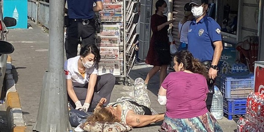 Emniyetin önünde sevgili dehşeti!