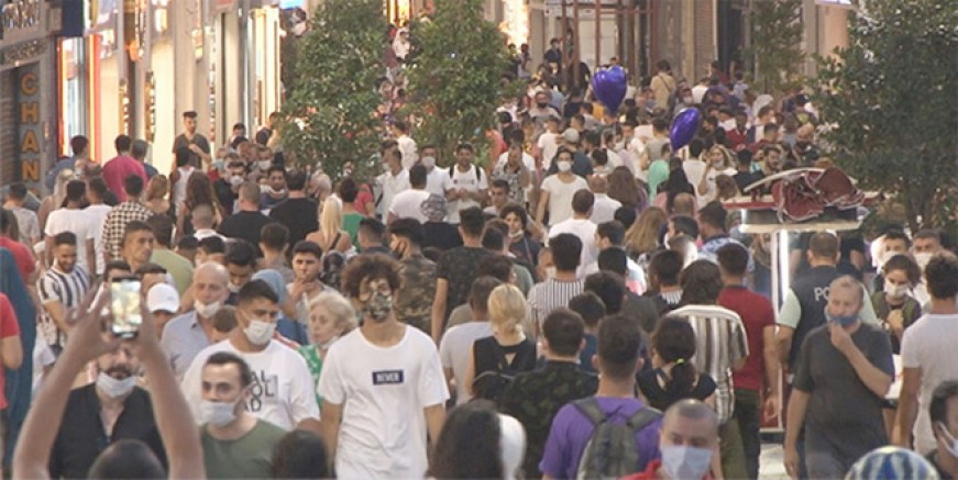 İstiklal Caddesi’nde korkutan görüntüler