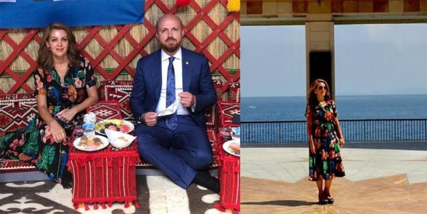 Nagehan Alçı Bilal Erdoğan’la Ahlat’taki Külliyeyi gezdi