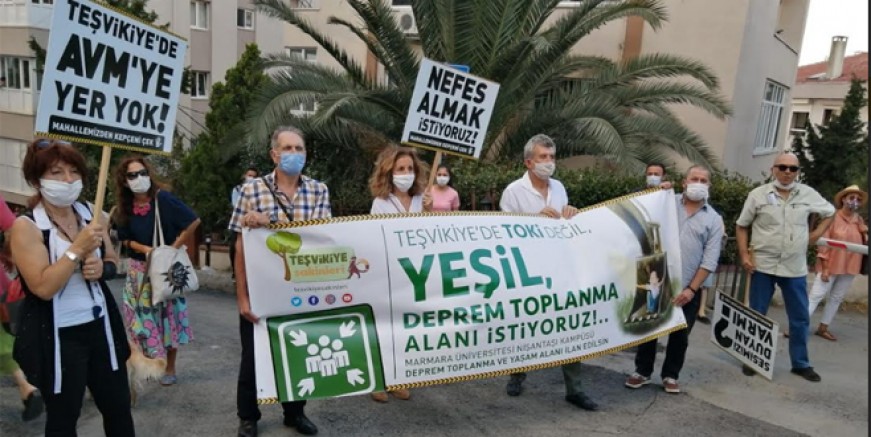 Teşvikiye’de yeşil alan isyanı; dokunma!