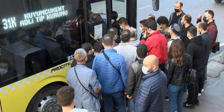 İstanbul’da şoke eden otobüs manzaraları