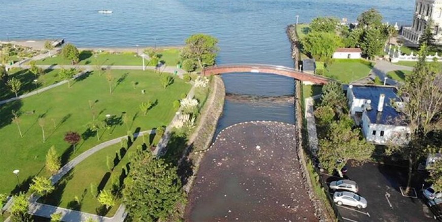 İstanbul’da yağmur sonrası şok görüntü!