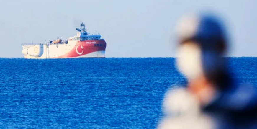 Oruç Reis limandan ayrıldı