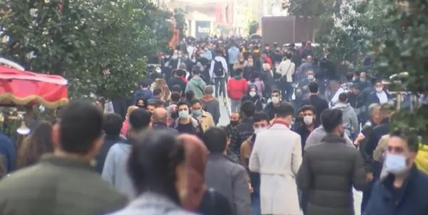 İstiklal Caddesi’nde yine aynı manzara