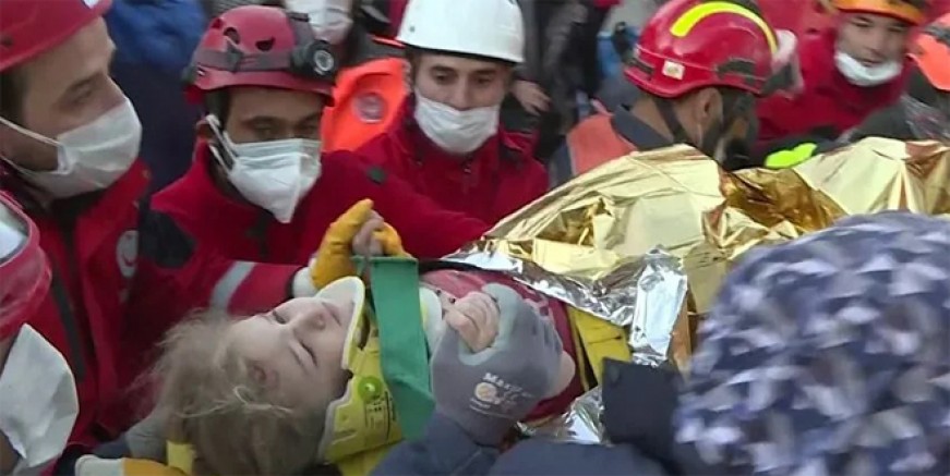 İzmir depreminde 65 saat sonra gelen mucize