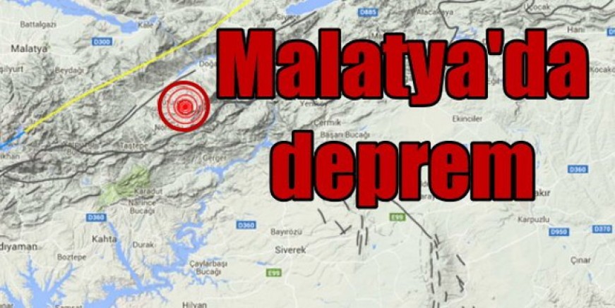 Malatya’da 4.7 büyüklüğünde deprem