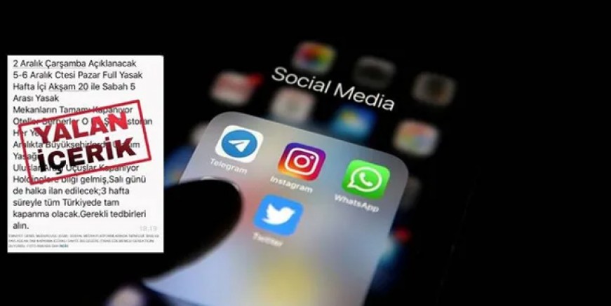 Sosyal medyadaki sahte haberlere dikkat!