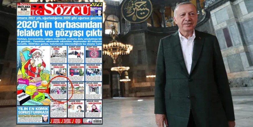 Cumhurbaşkanı Erdoğan Sözcü’yü topa tuttu