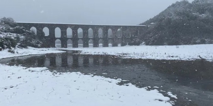 İstanbul’un barajlarına kar dopingi!