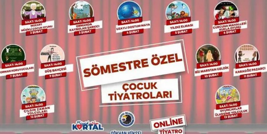 Kartal Belediyesi’nden çocuklara sömestr hediyesi