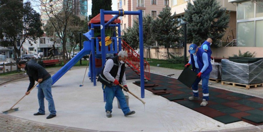 Kartal’ın parkları yenileniyor