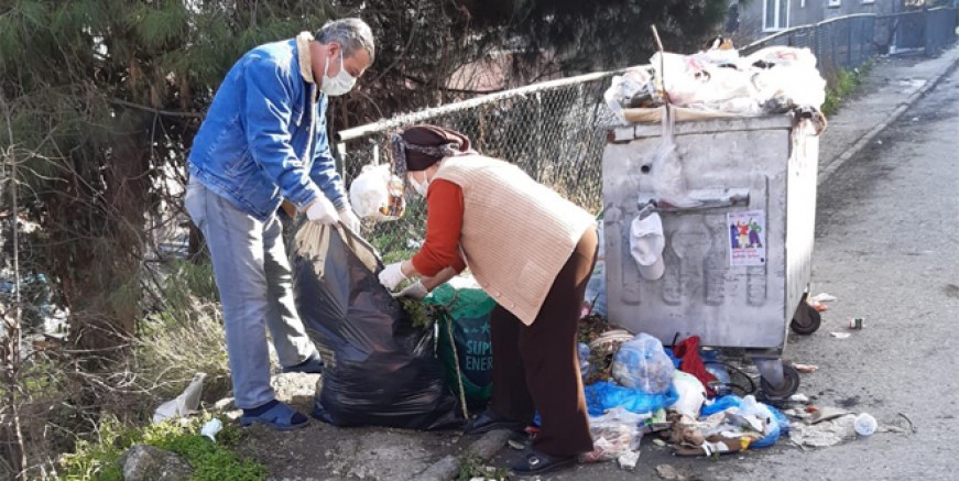 Maltepe’de halk sokaklarda çöp topladı!