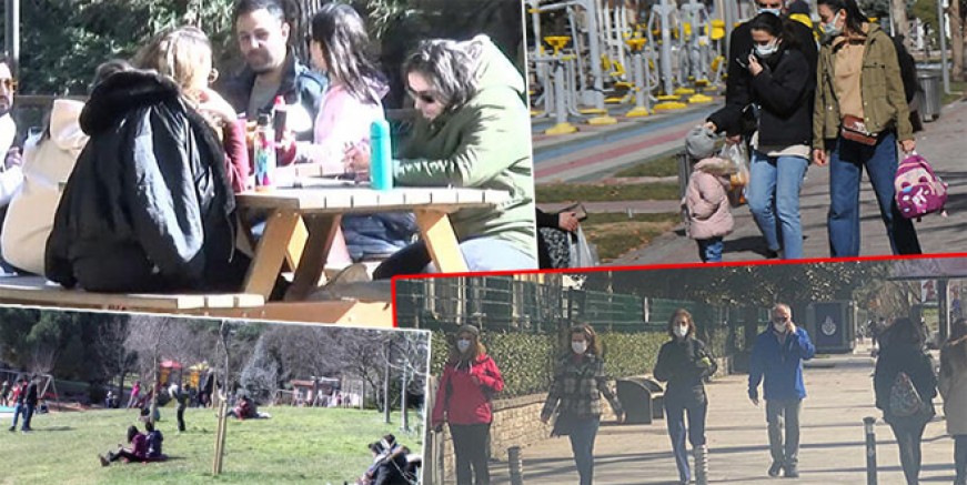 Yasaklar unutuldu; güneşi gören sokağa fırladı!