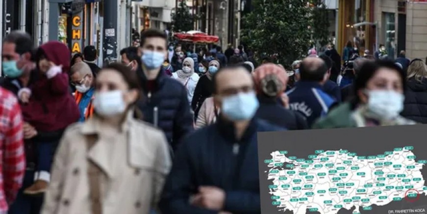 Risk haritasında 1 haftada 14 il daha kızardı